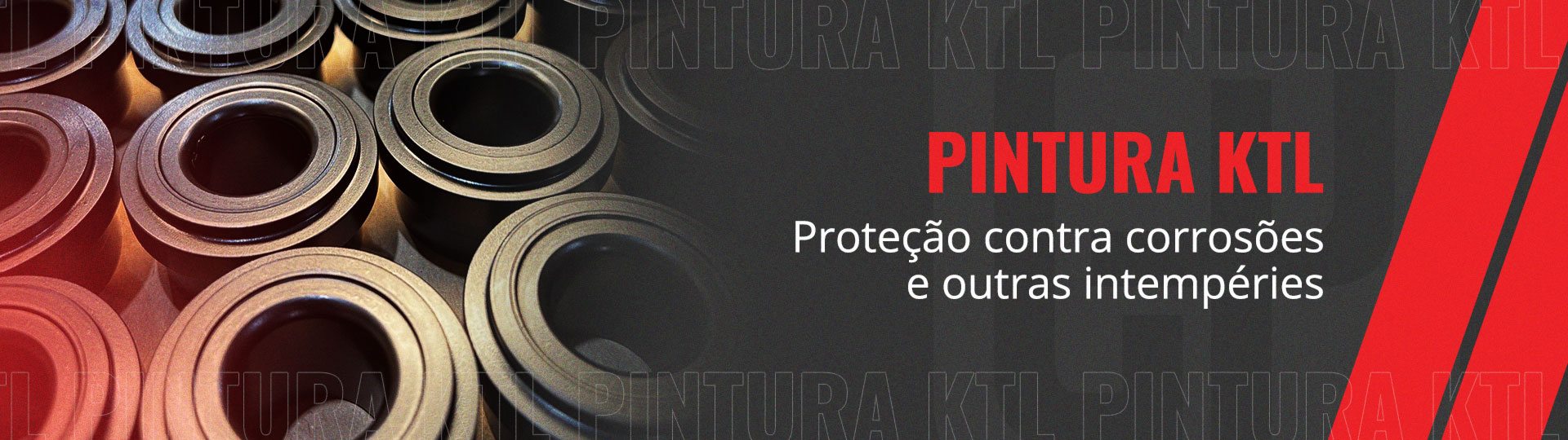 Pintura KTL proteção contra  corrosões e outras intempéries